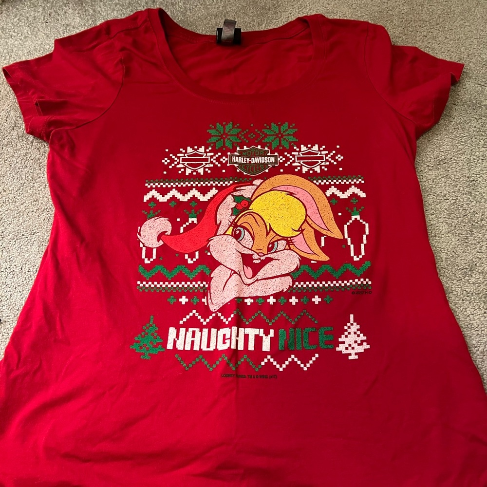 Harley Davidson Looney Tunes shirt Size Large